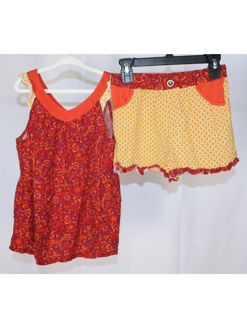 Matilda Jane Boho Tank Top Polka Dot Shorts Outfit Set Girls